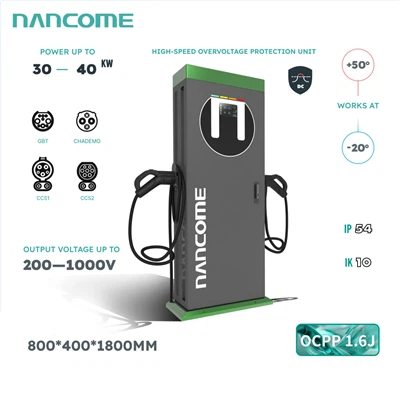 Komercinė 40KW EV įkrovimo stotis